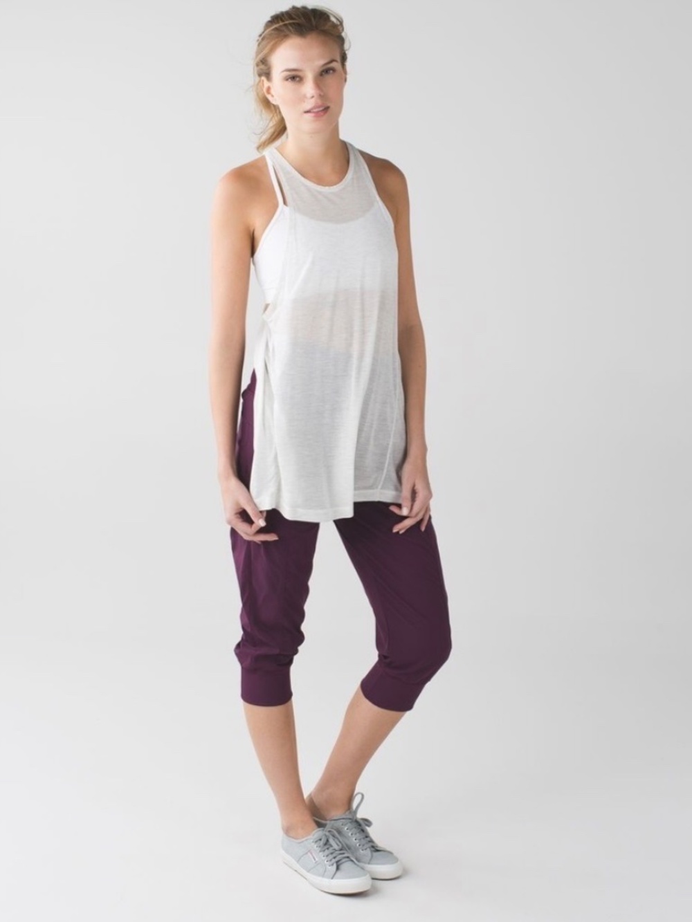 Lululemon In Flux Crop Pant | High Waisted | Plum | Size 6